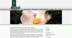 Desktop Screenshot of casteelsrozen.be